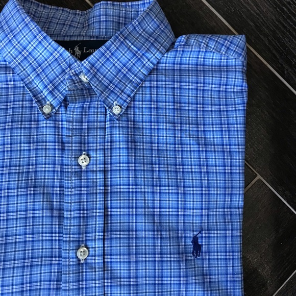 Polo Ralph Lauren Other - Blue plaid Ralph Lauren Classic Fit Button Down